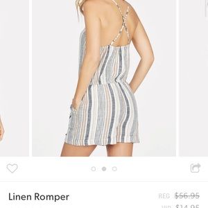 Linen romper